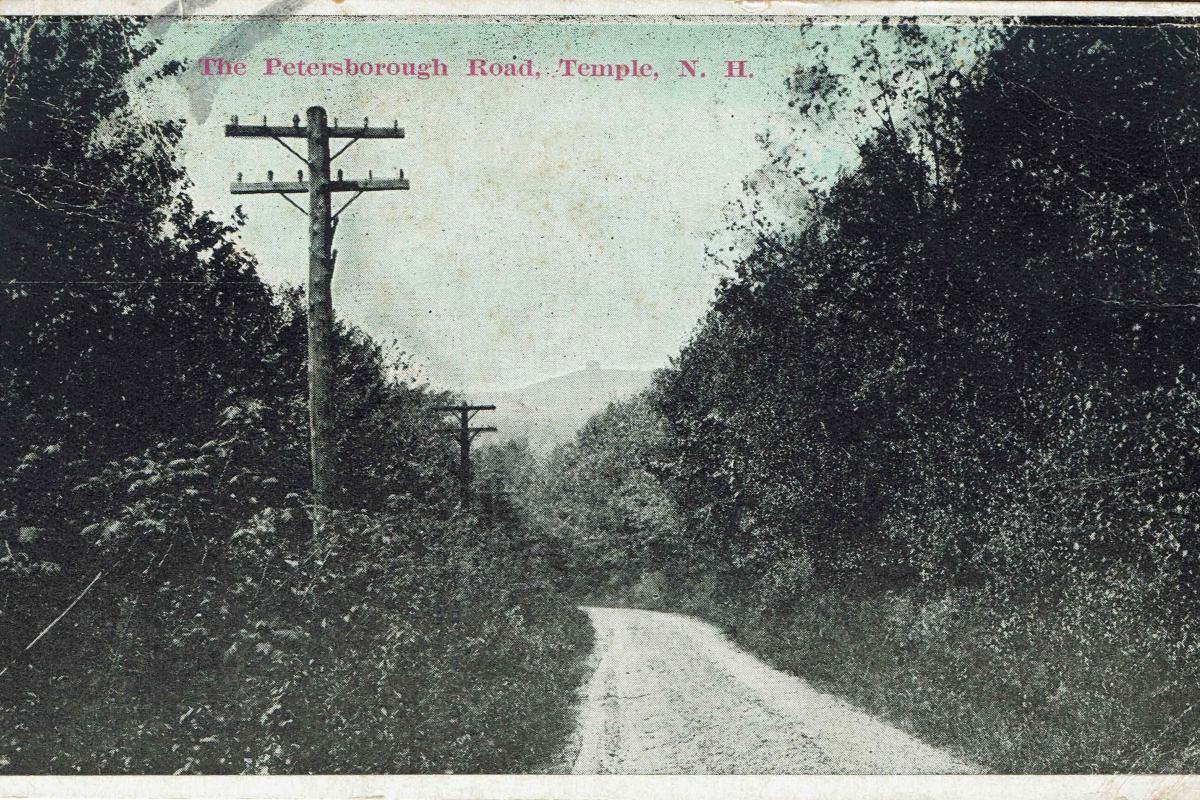 Peterborough Road with power lines