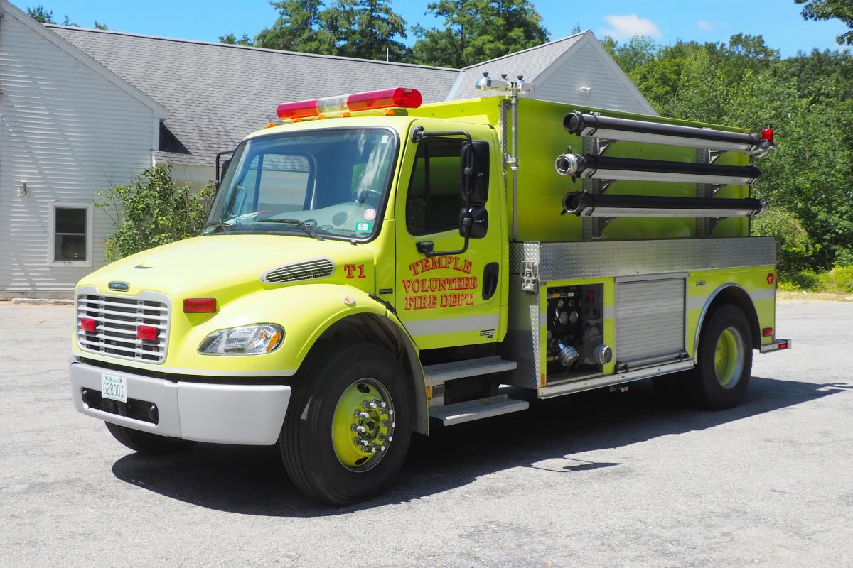 Tanker- 2003 Freightliner- 750 GPM Pump with 1800 Gallon water tank. Used for supplying extra water. Can Carry 3 firefighters